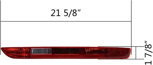 Astra Depot Replacement For Audi Q5 2009-2017 Rear Bumper Right Passenger Side Tail Lamp + 72W Incandescent Light Bulbs in Saudi Arabia