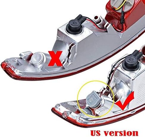 Astra Depot Replacement For Audi Q5 2009-2017 Rear Bumper Right Passenger Side Tail Lamp + 72W Incandescent Light Bulbs in Saudi Arabia
