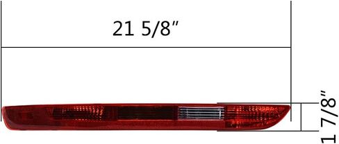 Astra Depot Replacement For Audi Q5 2009-2017 Rear Bumper Right Passenger Side Tail Lamp + 72W Incandescent Light Bulbs in Saudi Arabia