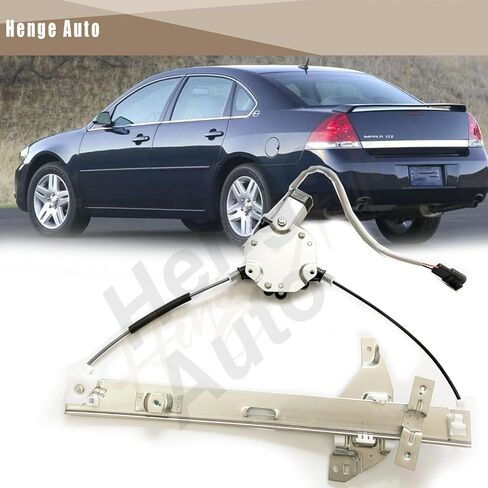 Front Left Driver Side Power Window Lift Regulator Motor Assembly Compatible with 2006-2013 Chevy Impala 2014-2015 Impala Limited Replace OE 748-172 in Saudi Arabia