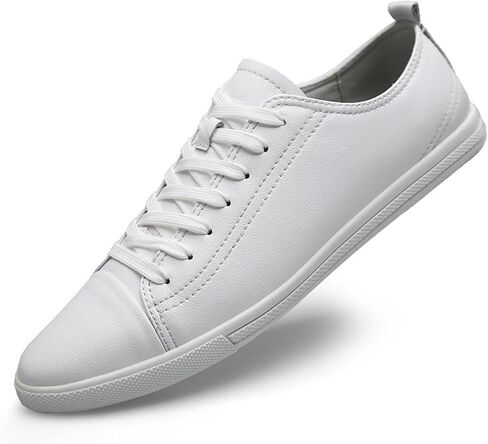 أحذية المشي غير الرسمية للأزياء المشي للرجال مريح ناعم ناعم الدانتيل أحذية رياضية مسطحة غير قابلة للانزلاق أحذية عمل رسمية غير رسمية in Kuwait