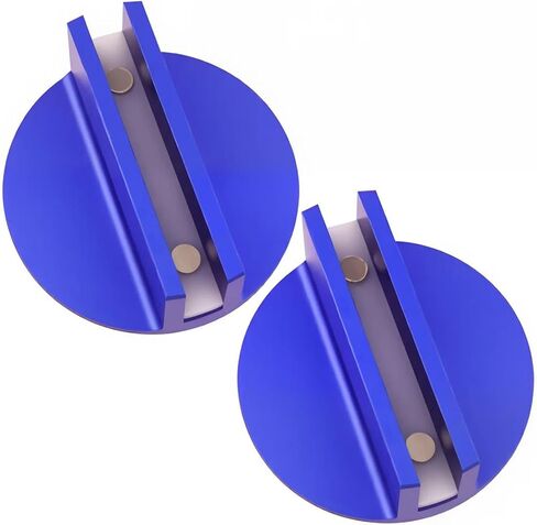 Pinch Weld Jack Adapter,Universal Aluminum Grooved Magnetic Jack Pad Pinch Weld Frame Rail Adapter for Vehicles, Slot Width 0.4 Inch (2Pcs) in Saudi Arabia