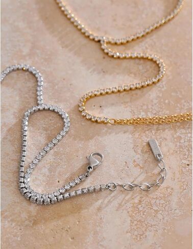 Hand Chain Tennis Bracelets for Women Trendy: Dainty Diamond Beaded Bracelet 14K Gold Plated/Silver Finger Ring Bracelet Hand Chain Jewelry Adjustable Sparkly Prom Bracelets in Kuwait