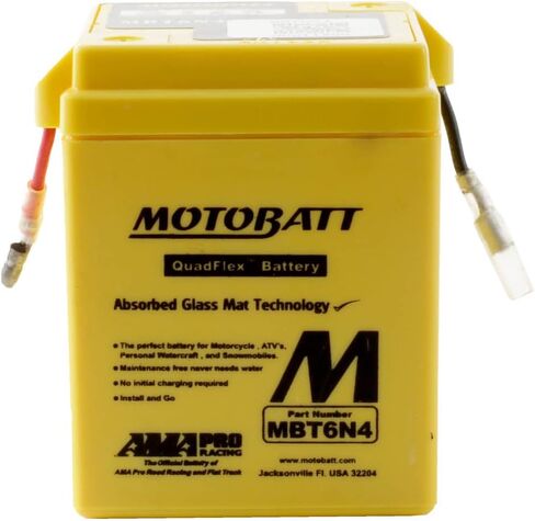 استبدال MOTOBATT MBT6N4 6V 4AH دراجة نارية بطارية 6N4-2A in Saudi Arabia