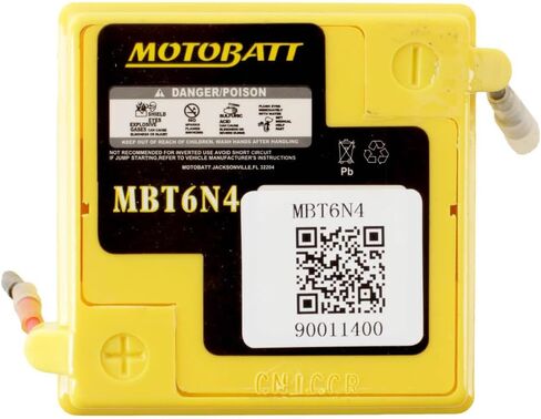 استبدال MOTOBATT MBT6N4 6V 4AH دراجة نارية بطارية 6N4-2A in Saudi Arabia