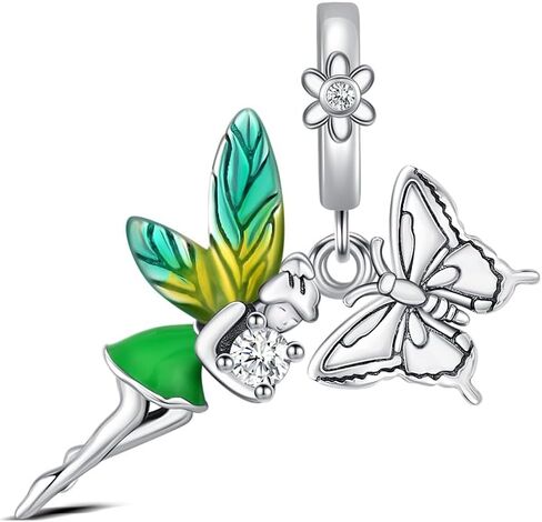 Keq 925 Silver Ballerina Ballet Dance Charms Fit for Pandora Bracelet & Necklace Ballerina Dancer Dance for BBF ابنة التخرج عيد ميلاد in Kuwait