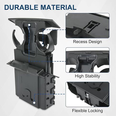 Dashboard Cup Holder Insert Ash Tray Compatible with Ford F150 STX XL XLT 2004-2008 Replace# 6L3Z-1504810-AA in Saudi Arabia
