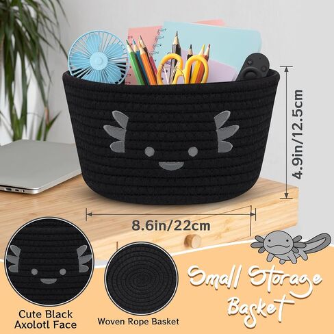Small Storage Basket, Cute Baby Toy Storage Basket, Frog Cotton Rope Woven Baskets for Nursery, Blanket Basket Organize Laundry Baby Basket for Gift｜Cat Dog Bin Toys in Saudi Arabia