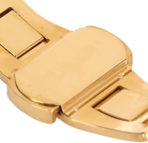 Zjchao Butterfly Watch Deployment Clasp ، مشاهدة مشبك بديل 6 مم 19 ملم ساعة النطاق Clasp مزدوج الضغط الزر القابل للطي النشر المشبك ، الذهبي in Saudi Arabia