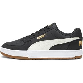 حذاء رياضي رجالي من PUMA Caven 2.0، أبيض-ذهبي-صمغ، 8 in Kuwait