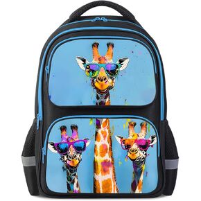 حقيبة ظهر للأطفال للبنات- 3pcs 17 ″ حقائب الظهر مع مربع الغداء لمدرسة Toddle الابتدائية المتوسطة- حقيبة الطلاب للأعمار 6-18 Fox Bookbag Pack Back in Kuwait