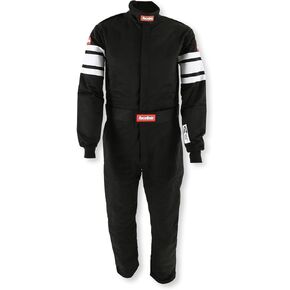 RaceQuip 120005RQP 120 Series 1-Pc Driving Suit SFI 3.2A/5 Black/White Large in Kuwait