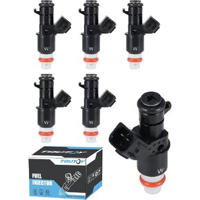 FJ485 Fuel Injectors 6PCS 3.0L 3.5L For Acura MDX 03-06,TL 04-08,ILX 13-15, For Honda Accord 03-07,Odyssey 05-17,Pilot 05-11,Ridgeline 06-14,For Saturn Vue 04-07,16450-RCA-A01, 8001492N in Saudi Arabia