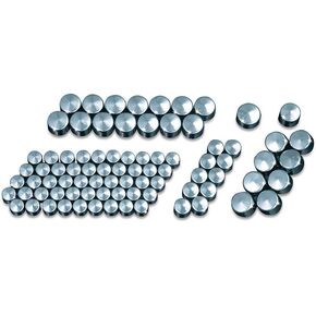 XMT-MOTO مجموعة غطاء غطاء الترباس الكامل للمحرك لهارلي ديفيدسون توين كام (Chrome ، 83pcs) in Saudi Arabia