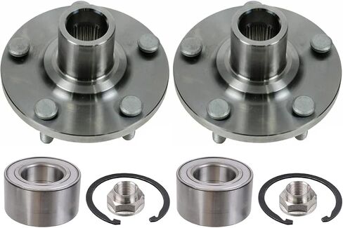 AutoShack Front Wheel Hub Bearing Pair of 2 Driver and Passenger Side Replacement for 2001-2006 2007 Toyota Highlander 2004-2008 Solara 2004-2011 Camry 2.4L 3.0L 3.3L V6 AWD FWD 5-Lug HB1030571PR in Saudi Arabia