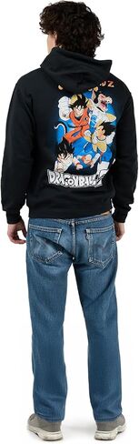 BioWorld Dragon Ball Z الشخصيات المفضلة للبالغين الأسود مزدوج الوجه هوديي in Saudi Arabia