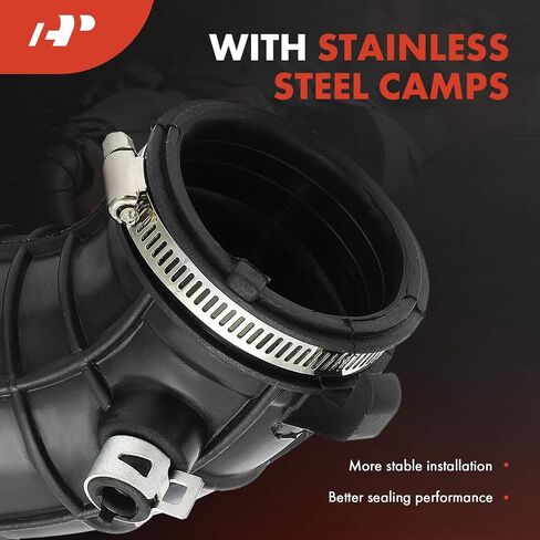 A-Premium Engine Air Cleaner Cleaner Hose W/Clamps متوافق مع Honda Civic 2016-2024 ، HR-V HRV 2023-2024 ، 2.0L ، بشكل طبيعي مستنشق in Saudi Arabia