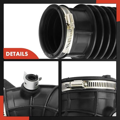 A-Premium Engine Air Cleaner Cleaner Hose W/Clamps متوافق مع Honda Civic 2016-2024 ، HR-V HRV 2023-2024 ، 2.0L ، بشكل طبيعي مستنشق in Saudi Arabia