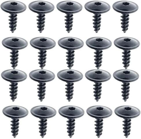 10pcs Universal Black Selping Self-Hexalobular Docket Procks M4.8 رأس كبير للسيارات حماية محرك Fender للدراجات النارية (10pcs) in Kuwait