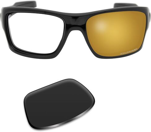 SOLODAD Replacement Lenses for Oakley Turbine OO9263 Sunglasses Polarized in Kuwait