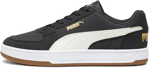 حذاء رياضي رجالي من PUMA Caven 2.0، أبيض-ذهبي-صمغ، 8 in Kuwait
