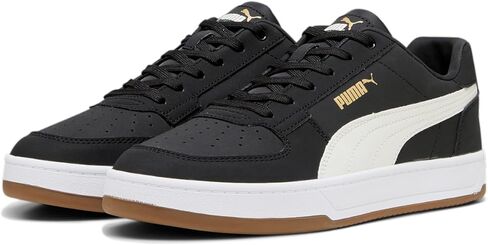 حذاء رياضي رجالي من PUMA Caven 2.0، أبيض-ذهبي-صمغ، 8 in Kuwait