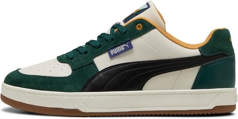 حذاء رياضي رجالي من PUMA Caven 2.0، أبيض-ذهبي-صمغ، 8 in Saudi Arabia