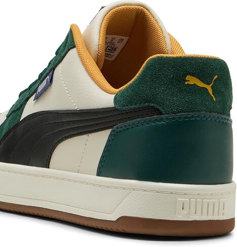 حذاء رياضي رجالي من PUMA Caven 2.0، أبيض-ذهبي-صمغ، 8 in Saudi Arabia