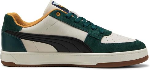 حذاء رياضي رجالي من PUMA Caven 2.0، أبيض-ذهبي-صمغ، 8 in Saudi Arabia