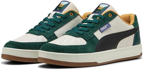 حذاء رياضي رجالي من PUMA Caven 2.0، أبيض-ذهبي-صمغ، 8 in Saudi Arabia