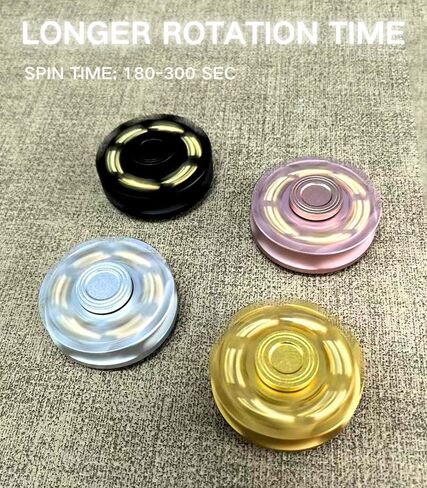 Alloy Metal Fidget Spinner with CNC Precision,High-Speed Bearing & Weight Adjustable Design,Premium Metal EDC Toy for Stress Relief,Easter Basket Stuffers in Kuwait