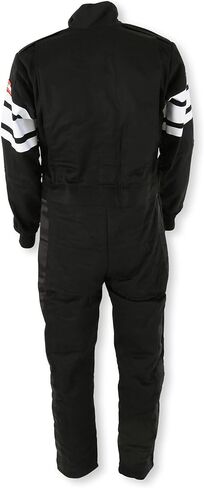 RaceQuip 120005RQP 120 Series 1-Pc Driving Suit SFI 3.2A/5 Black/White Large in Kuwait