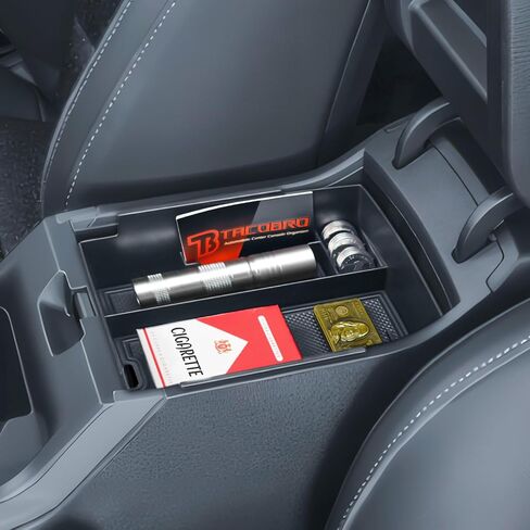 Tacobro Center Center Console Tracher For Kia K4 2025 - ملحق مربع تخزين مسند الذراعين المخصصين ، مواد ABS متينة ، ملحقات داخلية سهلة التثبيت in Saudi Arabia