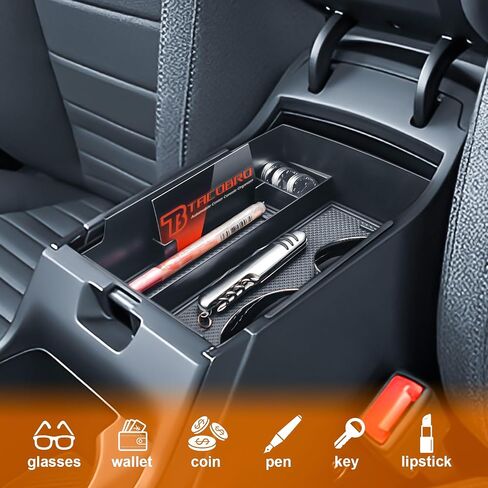 Tacobro Center Center Console Tracher For Kia K4 2025 - ملحق مربع تخزين مسند الذراعين المخصصين ، مواد ABS متينة ، ملحقات داخلية سهلة التثبيت in Saudi Arabia