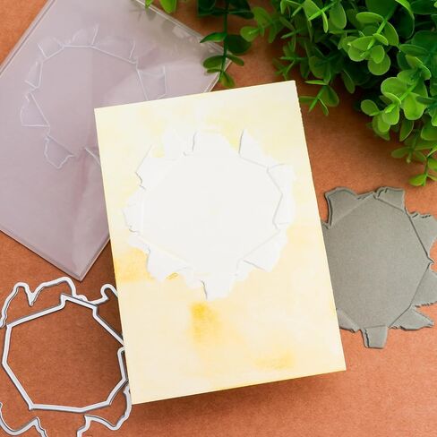 3D Embossing Folder and Metal Die Set for Card Making,Texture Fades Flower Background Embossing Template Paper Card Embossing Stencil for DIY Scrapbooking Photo Album Card Paper Craft Decoration in Kuwait