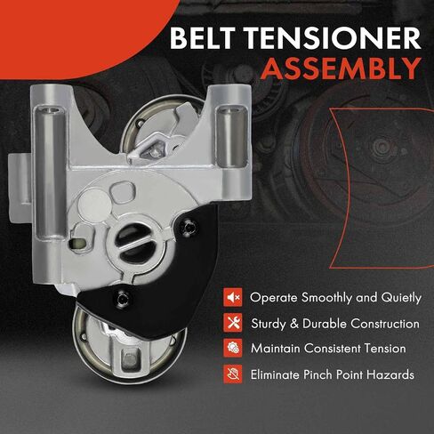 A-Premium Belt Tensioner Assembly Compatible with Ford Transit-150 2015-2019 3.2L, Transit-250 2015-2019 3.2L, Transit-350 2015-2019 3.2L, Transit-350 HD 2015-2019 3.2L, Turbocharged in Saudi Arabia