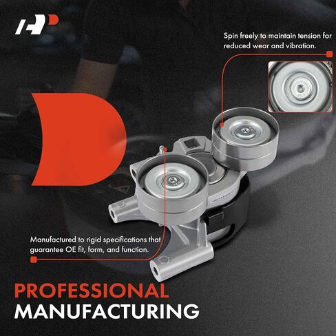 A-Premium Belt Tensioner Assembly Compatible with Ford Transit-150 2015-2019 3.2L, Transit-250 2015-2019 3.2L, Transit-350 2015-2019 3.2L, Transit-350 HD 2015-2019 3.2L, Turbocharged in Saudi Arabia