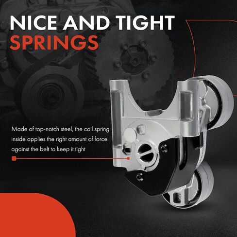 A-Premium Belt Tensioner Assembly Compatible with Ford Transit-150 2015-2019 3.2L, Transit-250 2015-2019 3.2L, Transit-350 2015-2019 3.2L, Transit-350 HD 2015-2019 3.2L, Turbocharged in Saudi Arabia