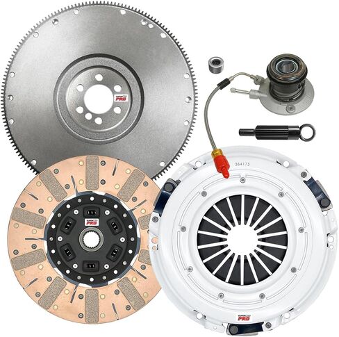 ClutchMaxPRO Performance Stage 3 Clutch Kit with Flywheel with Slave Cylinder Compatible with 1997-2004 Chevrolet Corvette, Corvette Z06 5.7L OHV LS1 LS6 (CP04273DFWS-FW167578-ST3) in Saudi Arabia