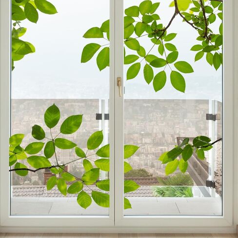 Leaves Vine Window Stickers Hanging Green Plants Window Clings Reusable Spring Summer Botanical Windows Cling Double Sided Anti-Collision Windows Decal Glass Doors Decor, Green Tree Leaf in Kuwait
