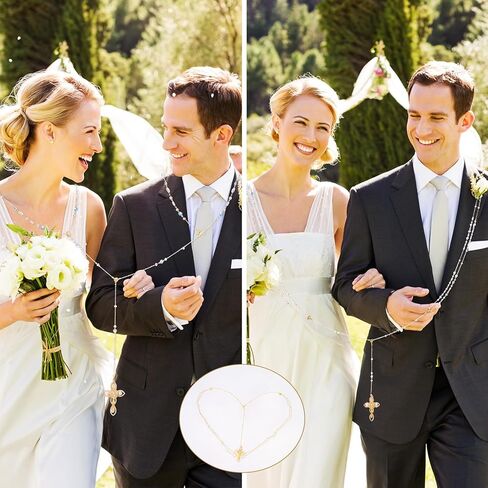 Lulucrafded Lazo Para Boda ، Catholic Wedding Lasso ، Crystal Wedding Lasso in Kuwait