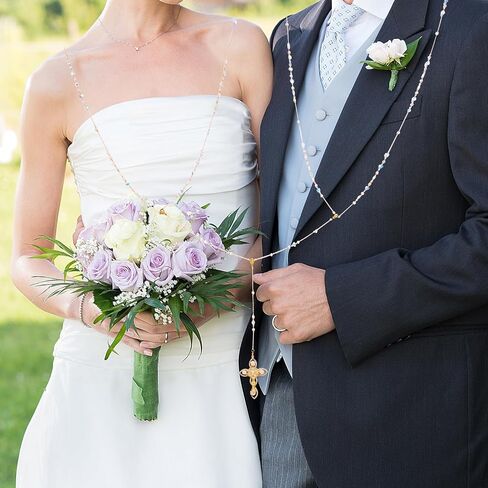 Lulucrafded Lazo Para Boda ، Catholic Wedding Lasso ، Crystal Wedding Lasso in Kuwait