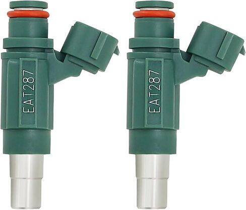2Pcs Fuel Injector Nozzle Compatible with Kawasaki Brute Force Concours Ninja Teryx Teryx4 Versys Vulcan ER-6n Replaces EAT287 49033-0011 49033-0017 in Saudi Arabia