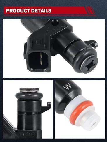 FJ485 Fuel Injectors 6PCS 3.0L 3.5L For Acura MDX 03-06,TL 04-08,ILX 13-15, For Honda Accord 03-07,Odyssey 05-17,Pilot 05-11,Ridgeline 06-14,For Saturn Vue 04-07,16450-RCA-A01, 8001492N in Saudi Arabia