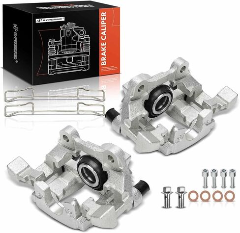 A-Premium Disc-Discipers Assembly مع قوس متوافق مع Mercedes-Benz X204 Series GLK250 2013-2015 ، GLK350 2010-2015-سائق خلفي وجانب الركاب ، مجموعة 2-PC in Saudi Arabia