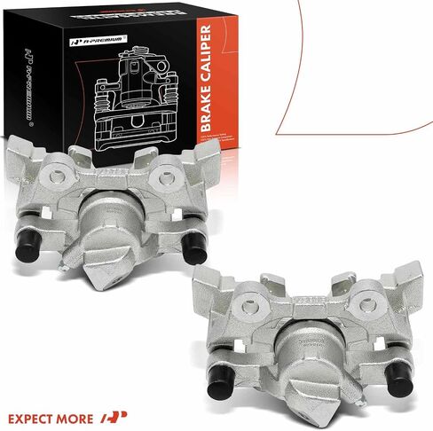 A-Premium Disc-Discipers Assembly مع قوس متوافق مع Mercedes-Benz X204 Series GLK250 2013-2015 ، GLK350 2010-2015-سائق خلفي وجانب الركاب ، مجموعة 2-PC in Saudi Arabia