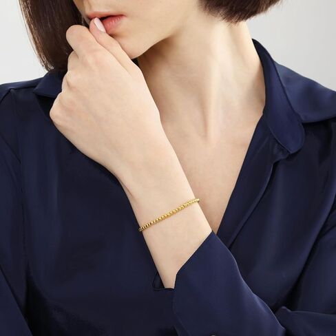 CHOW SANG SANG Cultural Blessings 999.9 24K Solid Gold Price-by-Weight 8.6g Gold Beaded Ruyi Blessing Bracelet for Women 93799B | 7 Inches, (18 CM) in Saudi Arabia