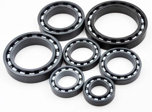 2pc Silicon Nitride Ceramic Bearing 6800 6801 6802 6803 6804 6805 6806 Full Ceramic Bearings(6801 12X21X5mm) in Saudi Arabia