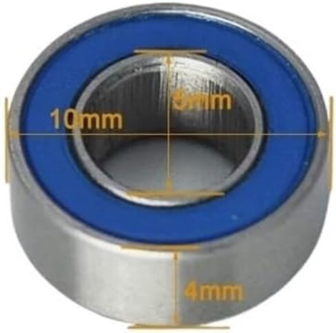 10pcs الفولاذ المقاوم للصدأ SMR105 2RS 5 * 10 * 4MM DDU القطر الداخلي 5MM 1050 MR105 محامل محامل مصغرة in Kuwait