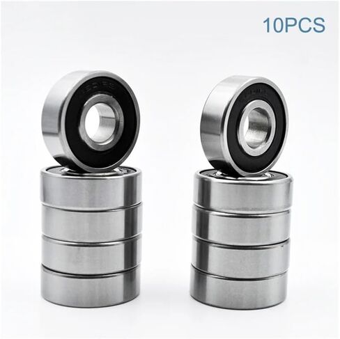 10pcs 6201 2RS ZZ 12 * 32 * 10mm Chrome Steel Ball Ball Bearings 2z DDU Miniature Bearing (6201 ZZ Premium) in Saudi Arabia